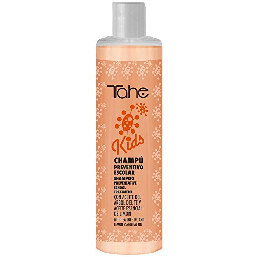 Tahe Champú Kids Preventivo Escolar para Niños/Champú Infantil Preventivo Piojos con Aceite Árbol del Té, 300 ml