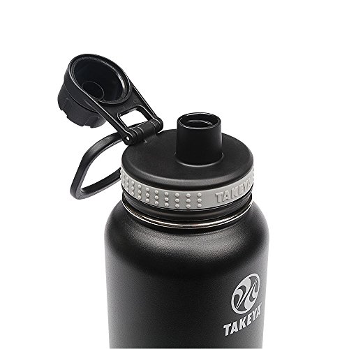 Takeya 50021 - Botella unisex para adulto, color negro