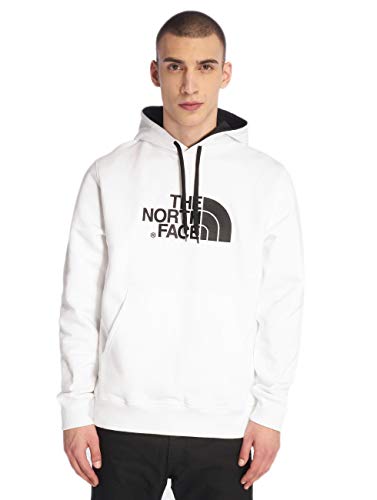 The North Face Drew Peak Sudadera, Hombre, Blanco (TNF White/TNF Black), L