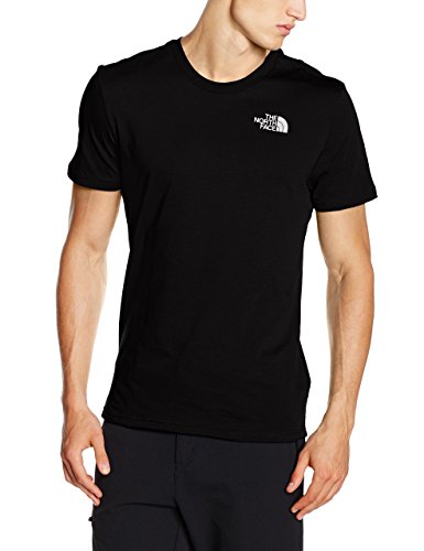 The North Face T92TX5 Camiseta De Manga Corta Simple Dome, Hombre, Negro (TNF Black), S