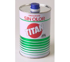 TITAN - DISOLVENTE SIN OLOR 1LT