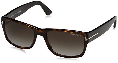 Tom Ford FT0445 52B 56 gafas de sol, Marrón (Avana ScuraFumo Grad), 56.0 para Hombre