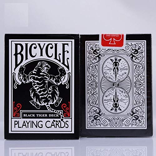 ToyCentre Cartas Bicycle Black Tiger Rojo y Blanco