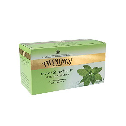 Twinings Infusion Tea Bags Individually-wrapped Peppermint Ref A00810 [Pack 20]