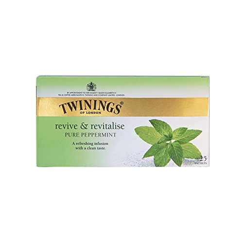Twinings Infusion Tea Bags Individually-wrapped Peppermint Ref A00810 [Pack 20]