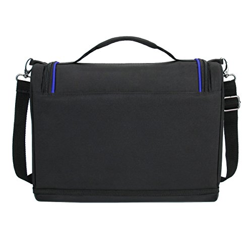 USA Gear Pequeña Bolsa De Mensajero para Tabletas Y Computadora Portátil: La Bolsa De Viaje para Tableta También Se Adapta A Accesorios, Cargador, Teclado, Mouse, Más (Azul)