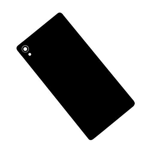 UU FIX Tapa de Batería para Sony Xperia Z2 D6502 D6503(Negro) de la Reemplazo Parte Trasera Battery Cover con Kit Reparación.