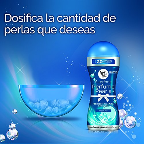 Vernel Supreme Pearls Potenciador de perfume para la ropa Fresh Joy – Pack de 4, Total: 1040 gr