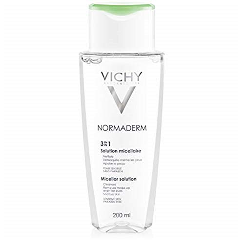 Vichy Normaderm 3-in-1 Micellar Solution - removedores de maquillaje (Piel grasosa, Brillo)