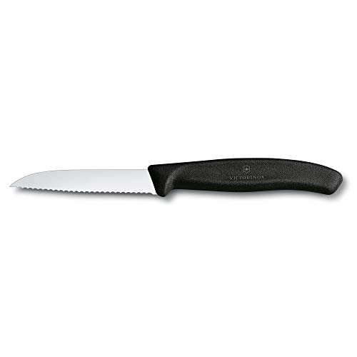 Victorinox Cuchillo, Acero Inoxidable, Negro, Medium