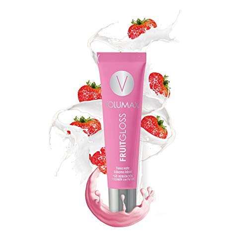 VOLUMAX FRUITGLOSS. Labios Hidratados. Volumen y Brillo. Sabor Fresa Nata