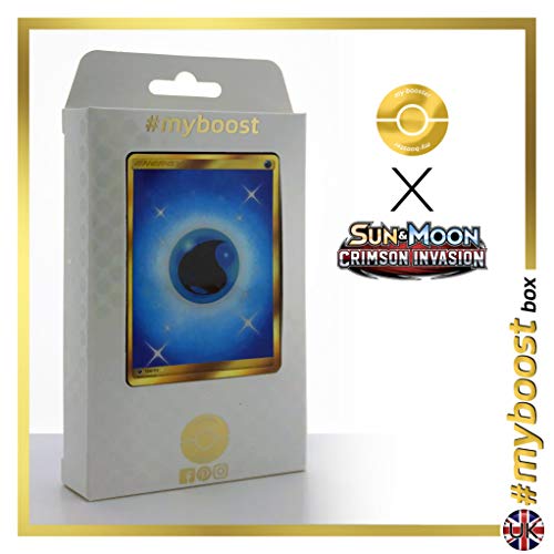 Water Energy (Energie Eau) 124/111 Energie Secrète - #myboost X Sun & Moon 4 Crimson Invasion - Coffret de 10 Cartes Pokémon Aglaises