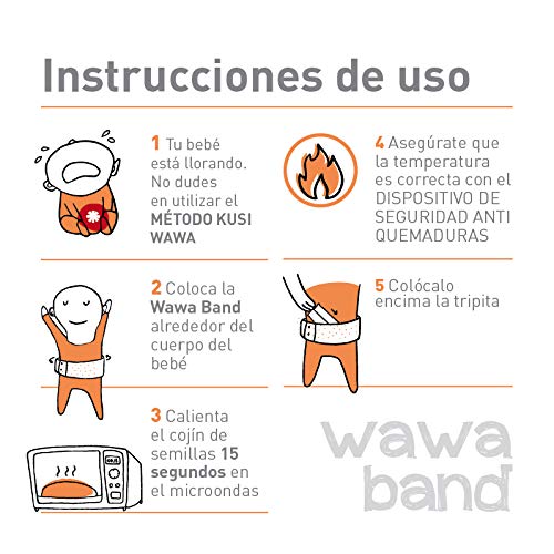 Wawa Band. Cinturón anticólicos 0-3 meses (turquesa)