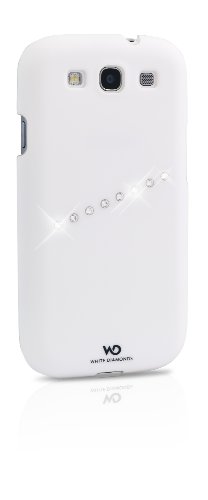 White Diamonds Sash funda para teléfono móvil Blanco - Fundas para teléfonos móviles (Funda, Samsung, Galaxy SIII, Blanco)