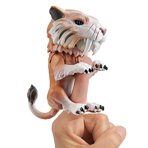 WowWee Untamed Sabretooth - Bonesaw Juguete interactivos - Juguetes interactivos (Marrón, ABS sintéticos, PVC, Polioximetileno (Pom), 5 año(s), Niño/niña, Interior, 110 mm)