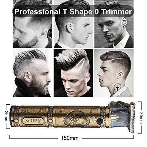 Xnuoyo Advanced Metal Máquina de Cortar Pelo Profesional Cortapelos Hombre Corte Pelo, Máquina Cortar Pelo Inalámbrico Batería 1500mAh, Recortador Pelo Barba Kit Familia