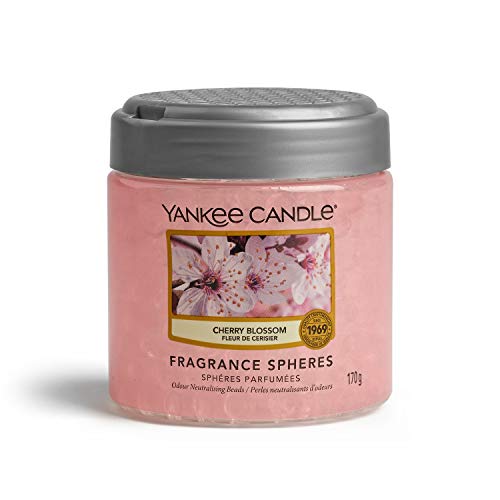 YANKEE CANDLE - Fragrance Spheres Ambientador, Dura hasta 45 días, Flor de Cerezo