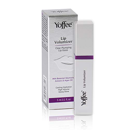 Yoffee - Lip Volumizer – GLOSS Labios Extra Volumen, Para unos Labios Voluminosos, con Brillo e Hidratados, Cosmética Vegana, 3ML