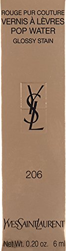 Yves Saint Laurent Rouge Pur Couture Pop Water Brillo de Labios Tono 206 Misty Pink - 6 ml