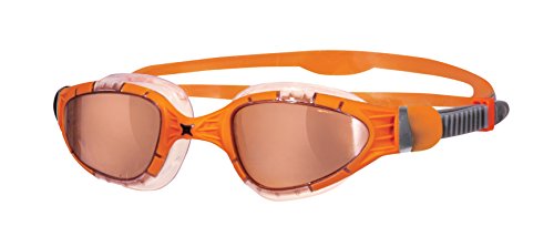 Zoggs Aqua Flex Titanium Gafas de Natación, Hombre, Naranja, Talla Única