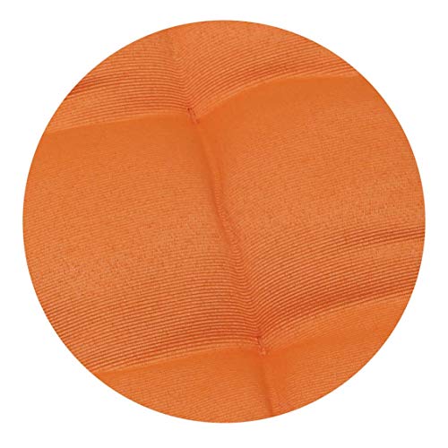 ZOLLNER 4 Cojines para Silla, 40x40 cm, Naranja, en varios colores