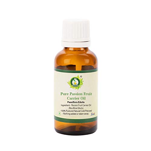 Aceite de fruta de la pasión | Passiflora edulis | Rostro | Para cuerpo | 100% natural puro | Prensado en frío | Passion Fruit Oil | 100ml | 3.38oz By R V Essential