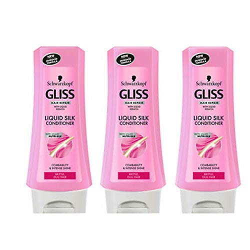 Acondicionador de seda líquida Schwarzkopf Gliss, 200 ml