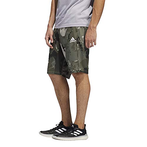 adidas Camo Short Pantalón Corto, Hombre, plugri, M