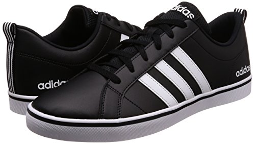 Adidas Vs Pace, Zapatillas para Hombre, Negro (Core Black/Footwear White/Scarlet 0), 43 1/3 EU