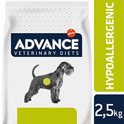 Advance 591219 Veterinary Diets Hypoallergenic - Pienso hipoalergénico para Perros con intolerancias alimentarias - 2.5 kg