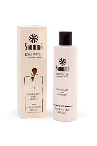 Agua de Rosas de soummé – 280 ml Premium qualittät de Marruecos – 100% Natural – Orgánico & biocida Certificado