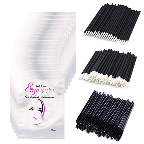 Aikvigss Parches Extensiones de Pestañas Gel de Ojos Almohadillas Pestañas Extensiones de Pestañas kit para Pro Salon Extensión Individual de Pestañas