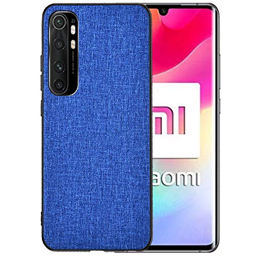 AOYIY Fundas per Xiaomi Mi Note 10 Lite, Xiaomi Mi Note 10 Lite Funda, Estuche de Silicona híbrida a Prueba de Golpes PU y PC para Xiaomi Mi Note 10 Lite (Azul Marino)