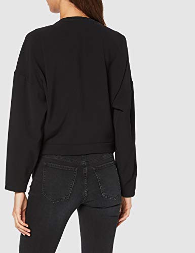 Armani Exchange 1 Button and A Half Blusa, (Black 1200), Small para Mujer