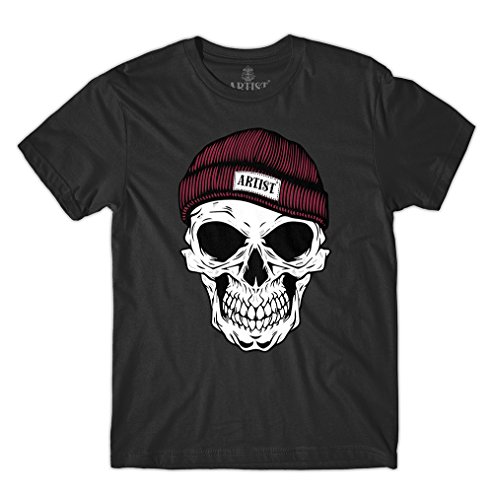 Artist Camiseta Skull Streetwear Negro L