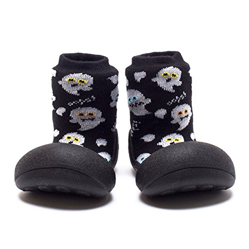 Attipas Zapatos Primeros Pasos- Modelo Halloween- (19, Negro)