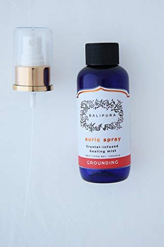 Aura Spray para Equilibrio - Grounding. Hecho en Bali con Aceites Esenciales y Cristales Curativos. 100ml