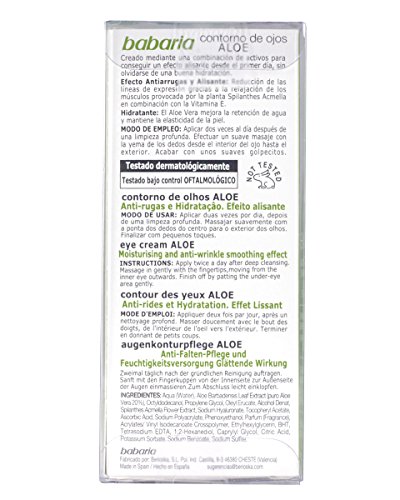 Babaria Aloe Vera Contorno de Ojos - 15 ml