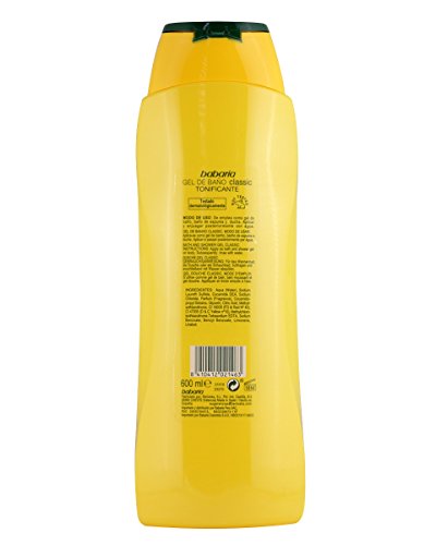 Babaria Classic Gel de Baño Tonificante - 600 ml (8410412021463)