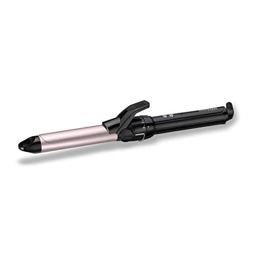 BaByliss C325E Tenacilla de pelo de 25 mm, 10 ajustes de temperatura, moldeador de pelo, cable profesional giratorio, recubrimiento Sublim Touch con punta fría de agarre