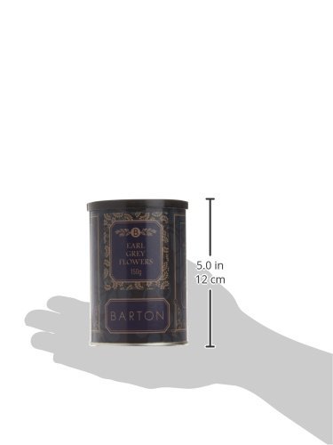 Barton Earl Grey Flowers - Hojas partidas de Té negro, 150 gr