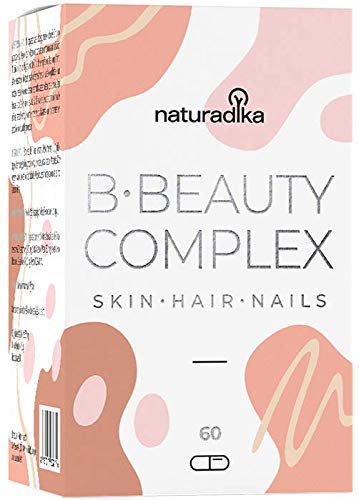 B·Beauty Complex Cabello, Piel y Uñas | Efecto Crece Pelo y Fortalecedor de uñas | Biotina, Extractos y Vitaminas para el Cabello y la Piel | Ingredientes con Resultados Científicamente Testados