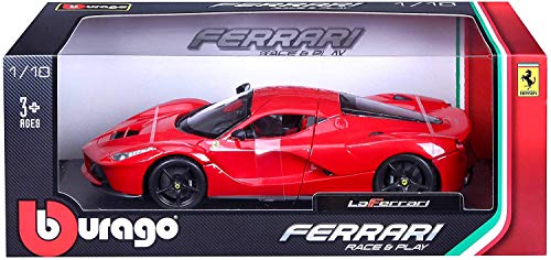 Bburago - 1/18 Ferrari Race & Play LaFerrari, Color Rojo (18-16001)