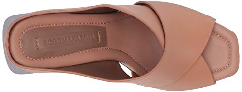 BCBGMAXAZRIA Sandalias Ilia para mujer, Beige (New Nude), 35 EU