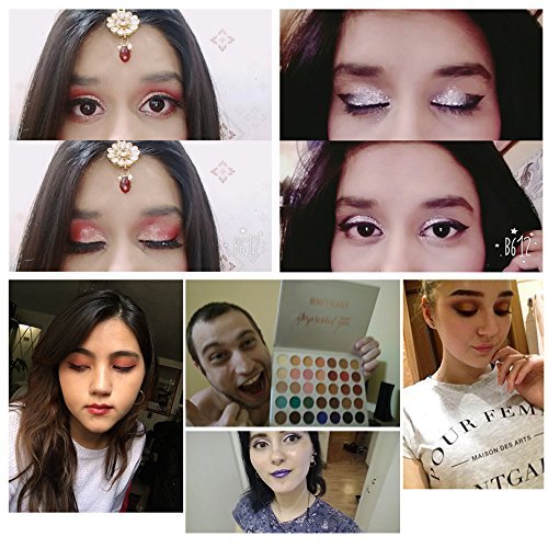 Beauty Glazed Paleta De Sombras De Ojos Profesionales - Paleta Maquillaje - Altamente Pigmentados 35 Colores Brillantes y Mate