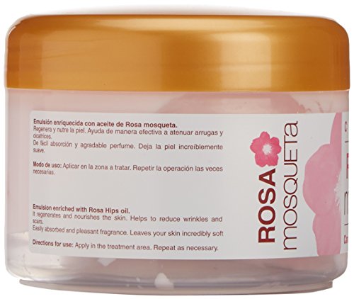 Bionatural 11420 - Crema facial, corporal y de manos con aloe y rosa mosqueta, 250 ml