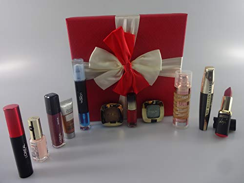 Black Friday Venta ~ L'Oreal 10 piezas MAKE UP GIFT HAMPER ~ Regalo envuelto