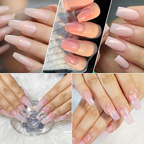 BORN PRETTY Pink Nude esmaltes semipermanentes Color Gel Polish Soak Off UV LED Nail Lacquer Nail Varnish UV Gel Varnish 6ml 6 Bottles Set