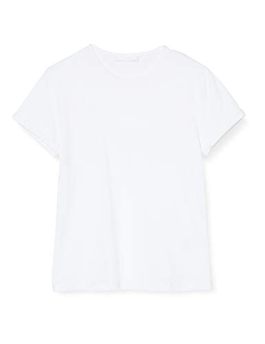 BOSS Tesolid1 Camiseta, Blanco (100), XS para Mujer