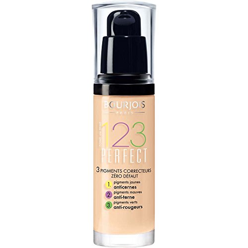 Bourjois 123 Perfect Base de Maquillaje Tono 52 Vanilla, 30 gr.